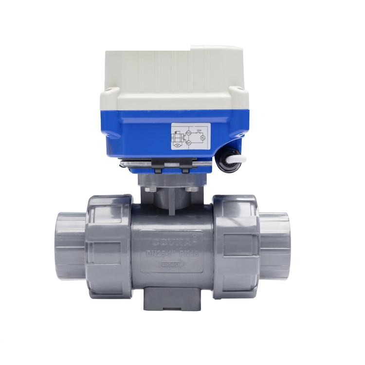 HK62-P UPVC Electrically Actuated Ball Valve