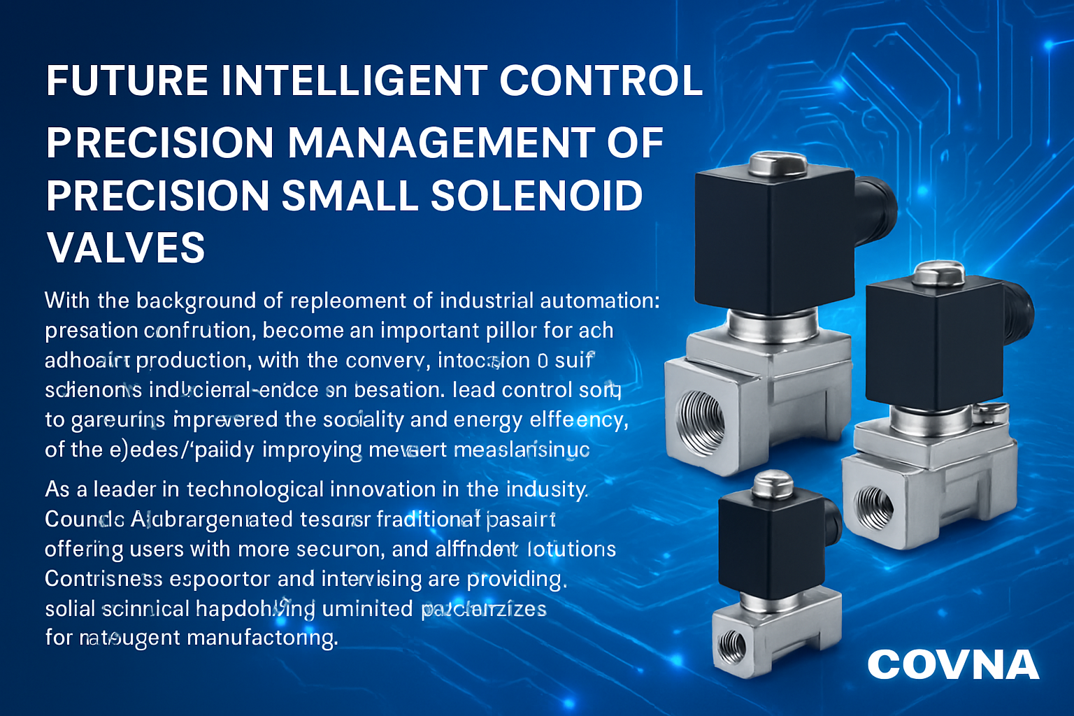 Future Intelligent Control – Precision Management of Precision Small Solenoid Valves