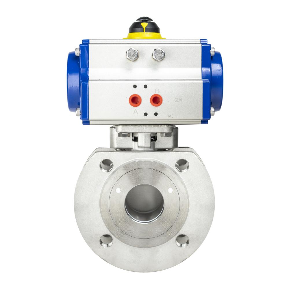 HK54B Wafer Pneumatic Italy Ball Valve