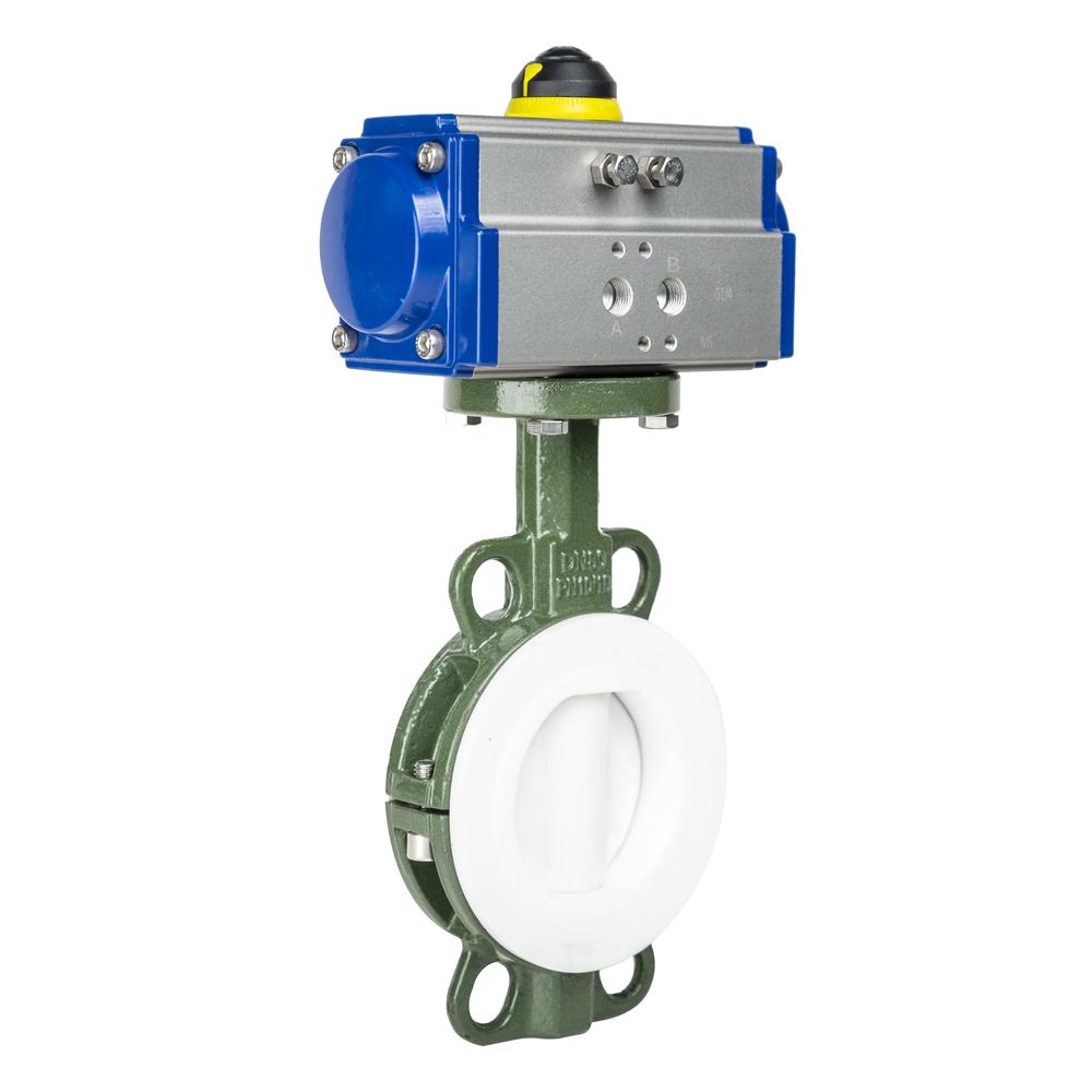 HK59-DC Pneumatic PTFE Lined Butterfly Valve