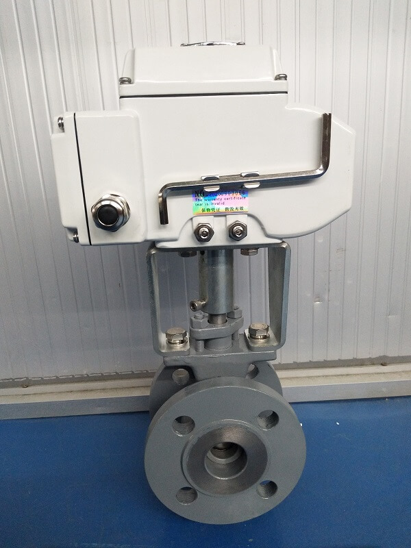covna-electric-v-port-ball-valve