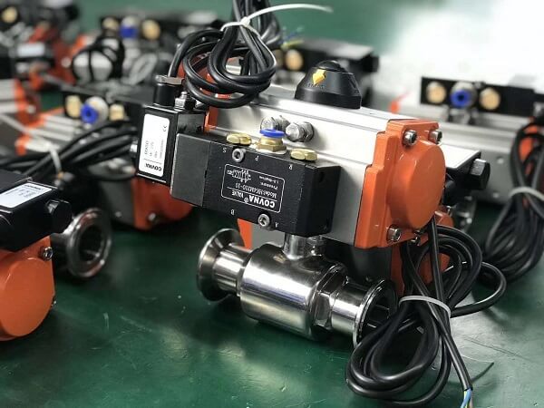 covna-sanitary-pneumatic-ball-valve