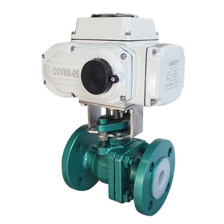 electric ptfe ball valve