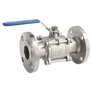 flanged 3-piece ball valve