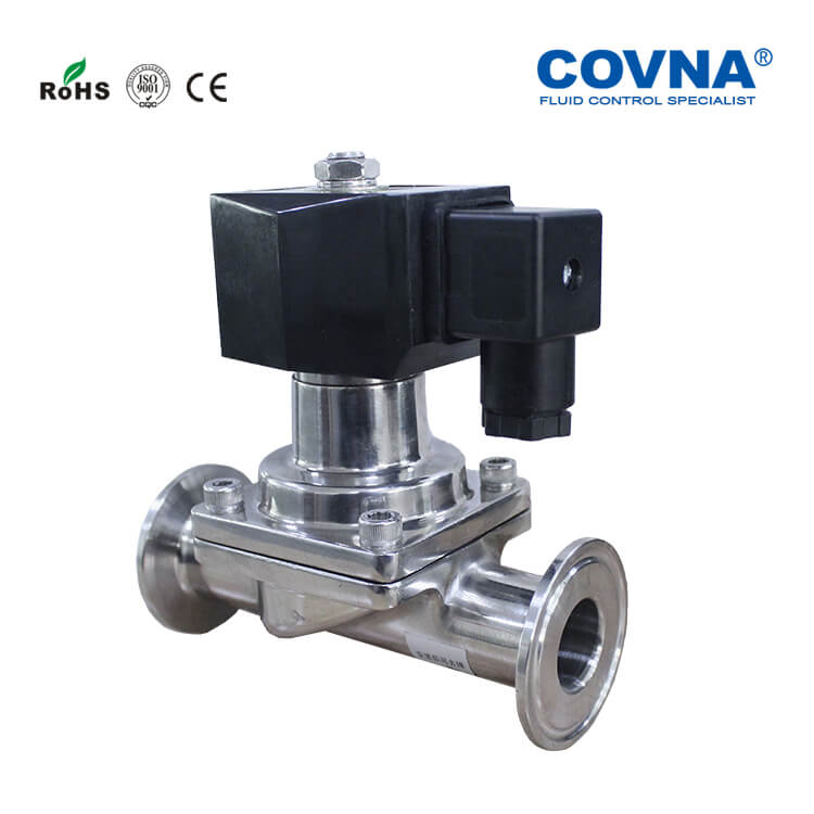 high temp food grade solenoid valve