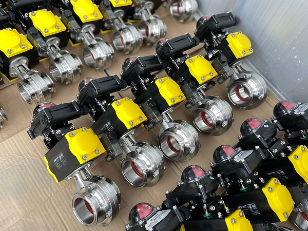 pneumatic-sanitary-butterfly-valve