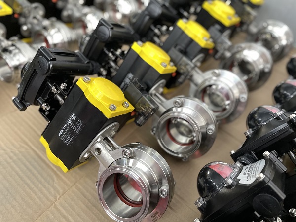 pneumatic-sanitary-butterfly-valve